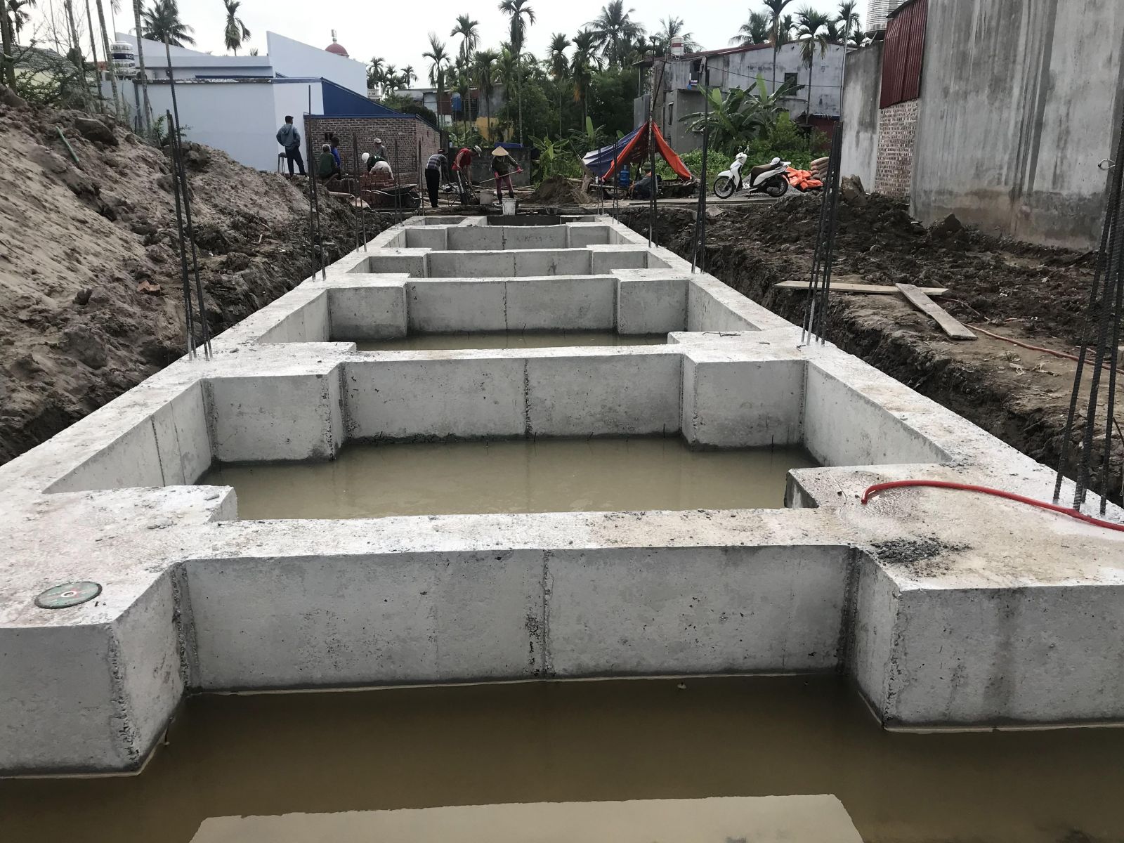 Hình ảnh công ty cổ phần Thiết Kế Quy Hoạch Xây Dựng thi công xây dựng trọn gói nhà Chị Dung ở Thuỷ Nguyên Hải Phòng